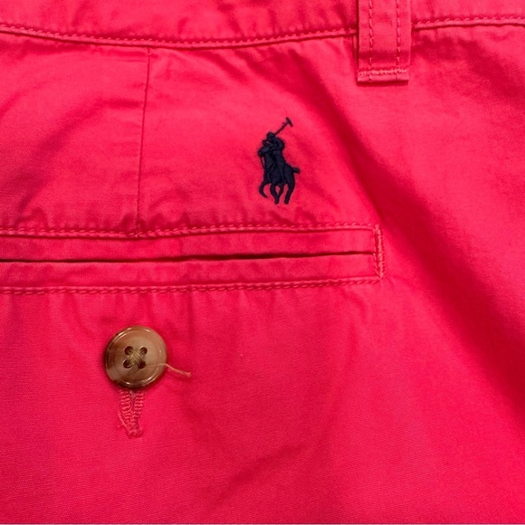 Polo Ralph Lauren Youth Boys chino Pink Shorts with pony logo on back. Sz 20 - Picture 3 of 8